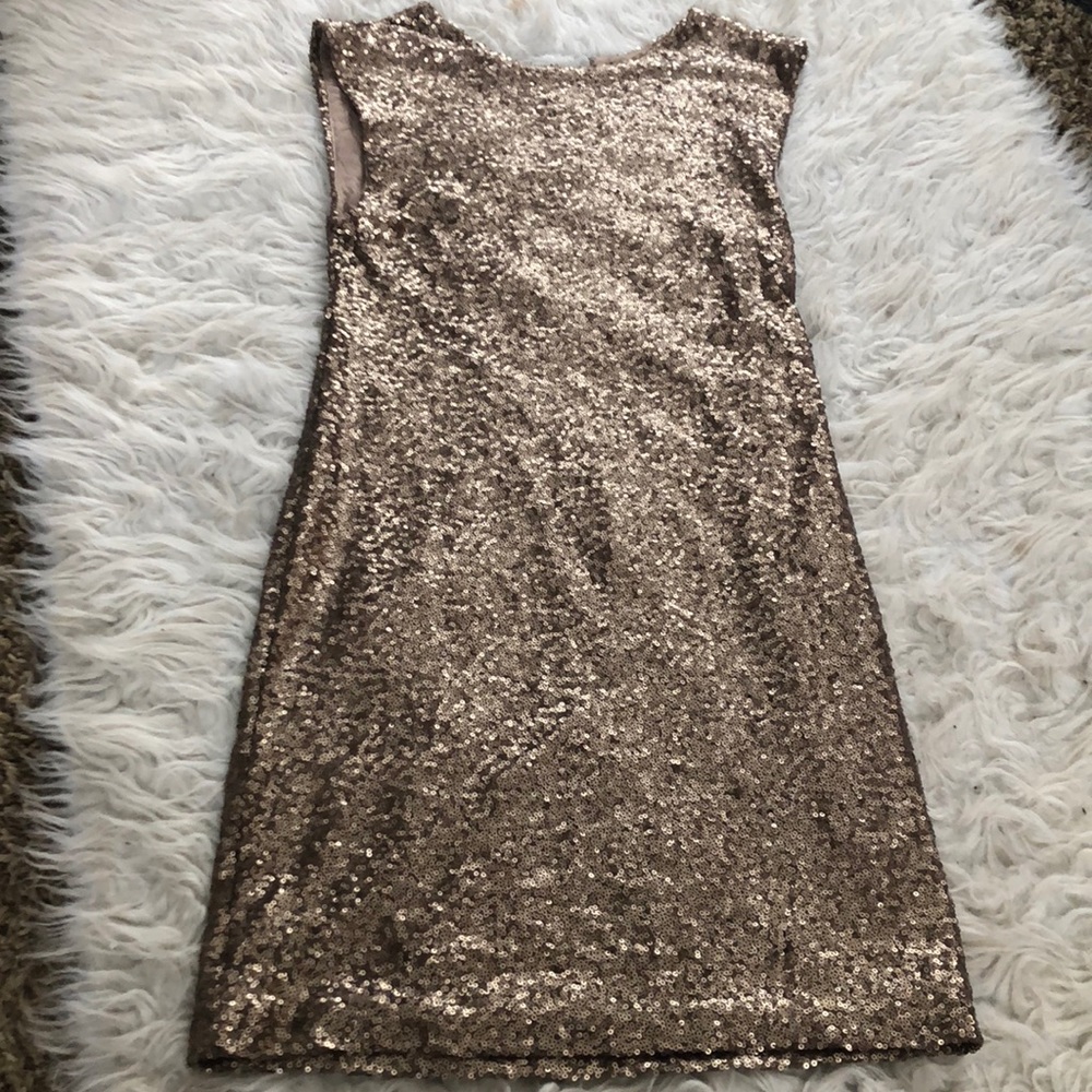 Gold sequin Guess Dress